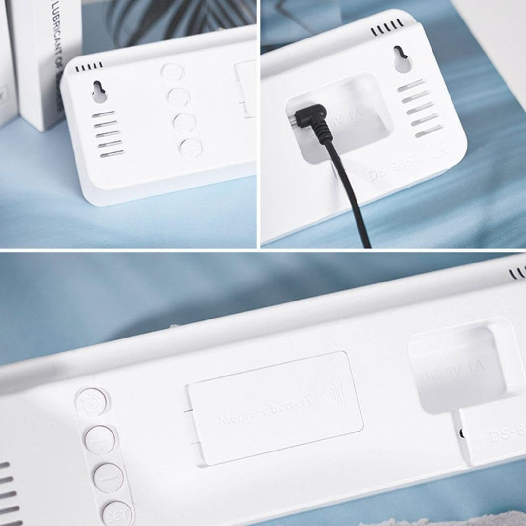 Reloj de pared LED digital moderno