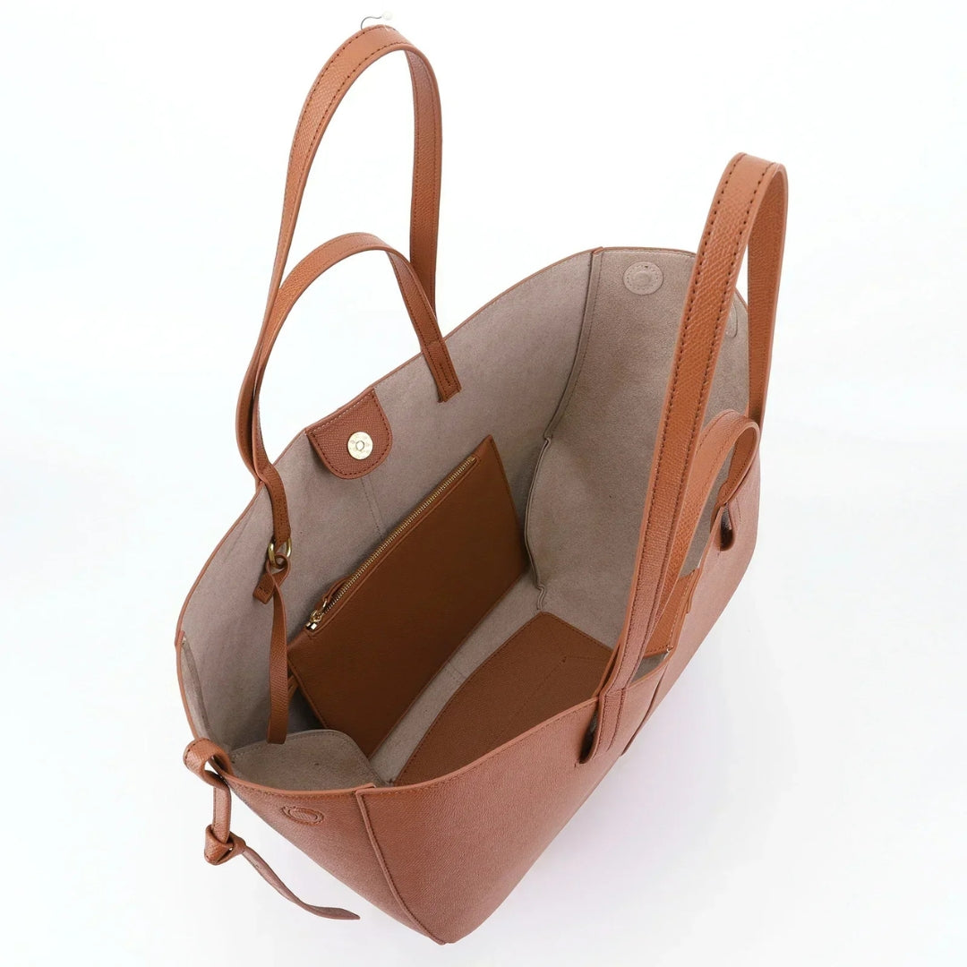 Bolso de mano de cuero mujer elegante y práctico