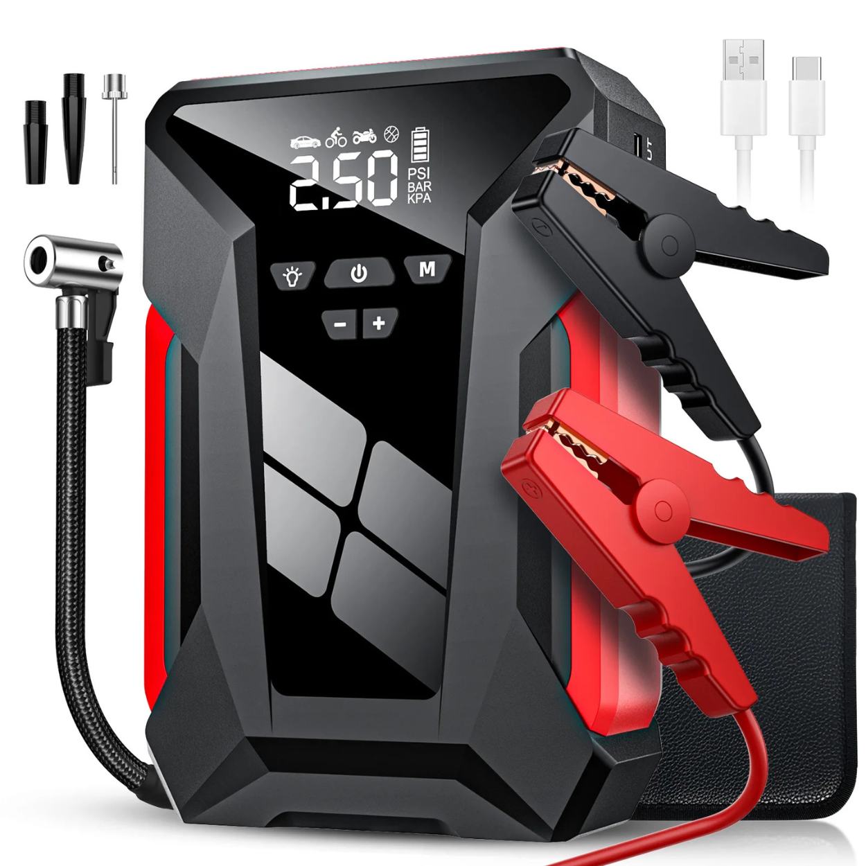 Cargador de Coche 4 en 1 Universal
