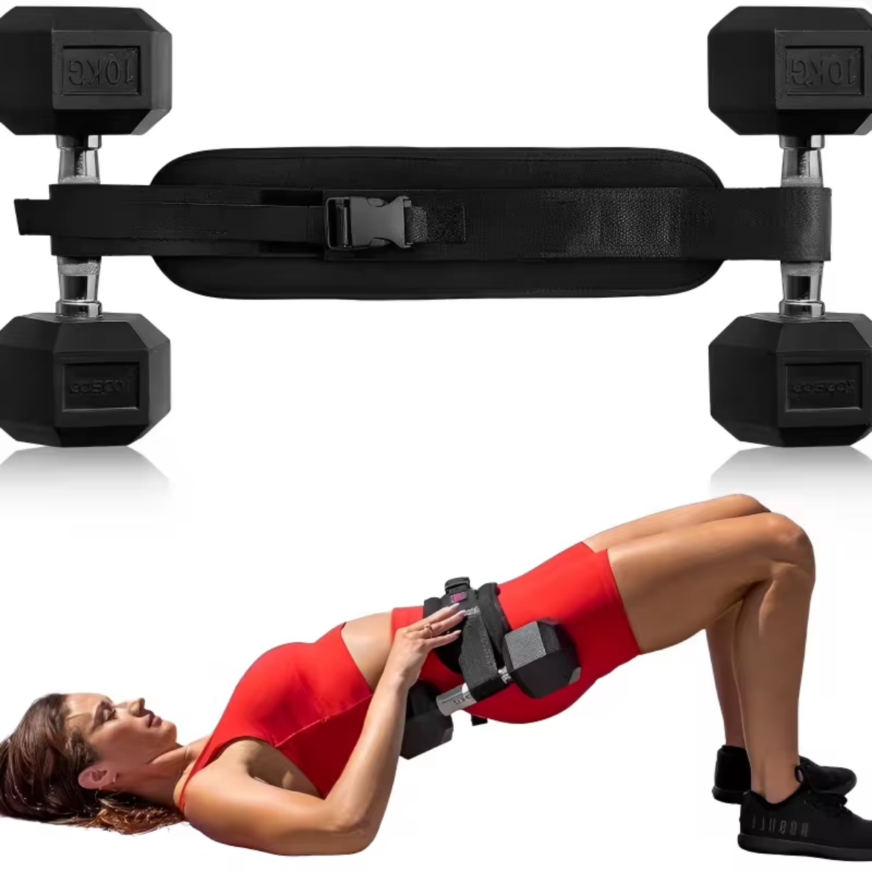 Cinturón de Musculación para Fortalecimiento de Glúteos y Abdominales