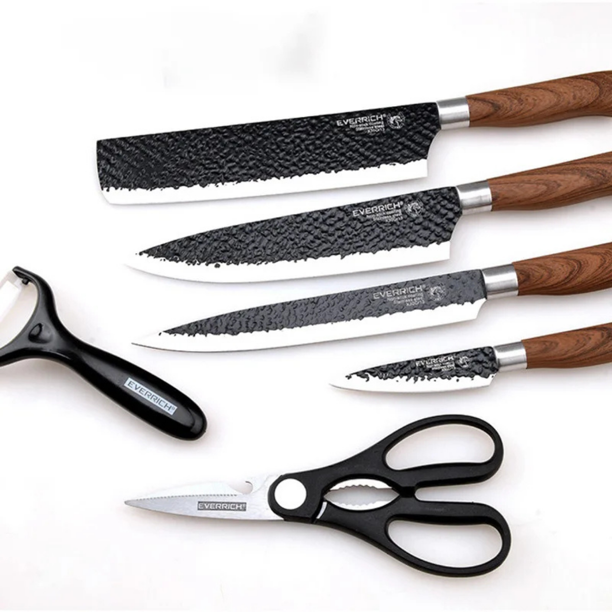 Cuchillos de Cocina de Acero Inoxidable Afilados y Resistentes
