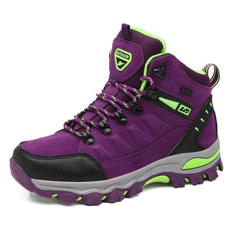 Botines de senderismo impermeables para mujer para montaña