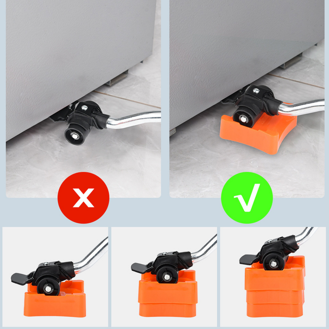 Rodillos para Mover Muebles con Kit de Elevación