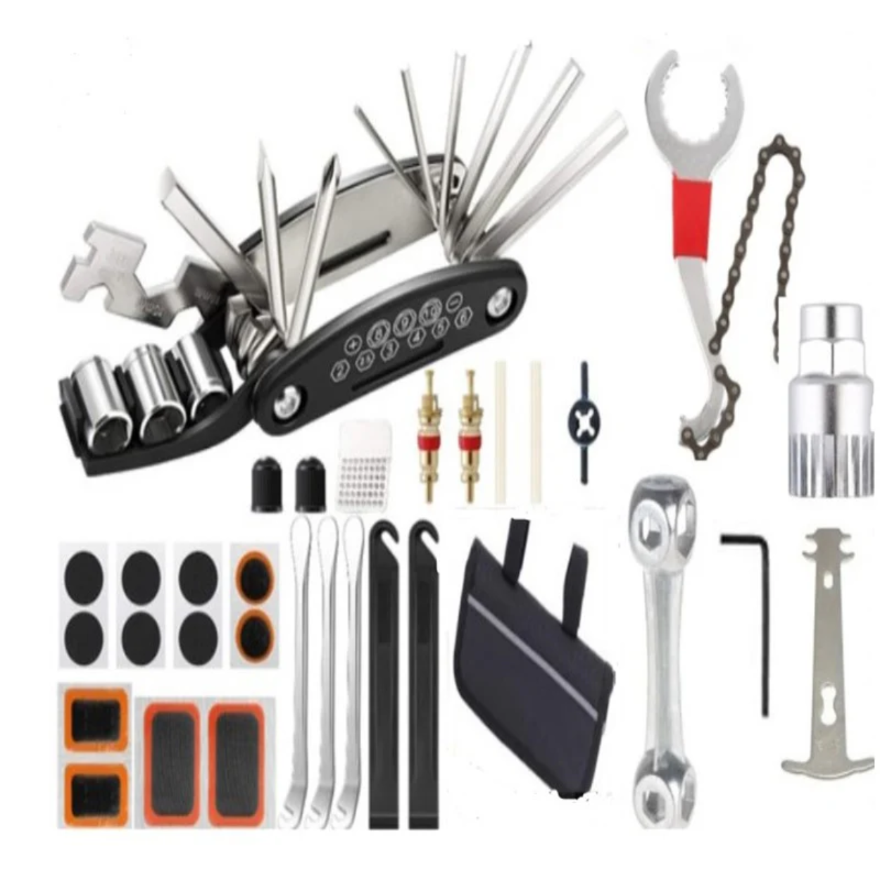 Kit Profesional Complejo de Reparación de Bicicletas