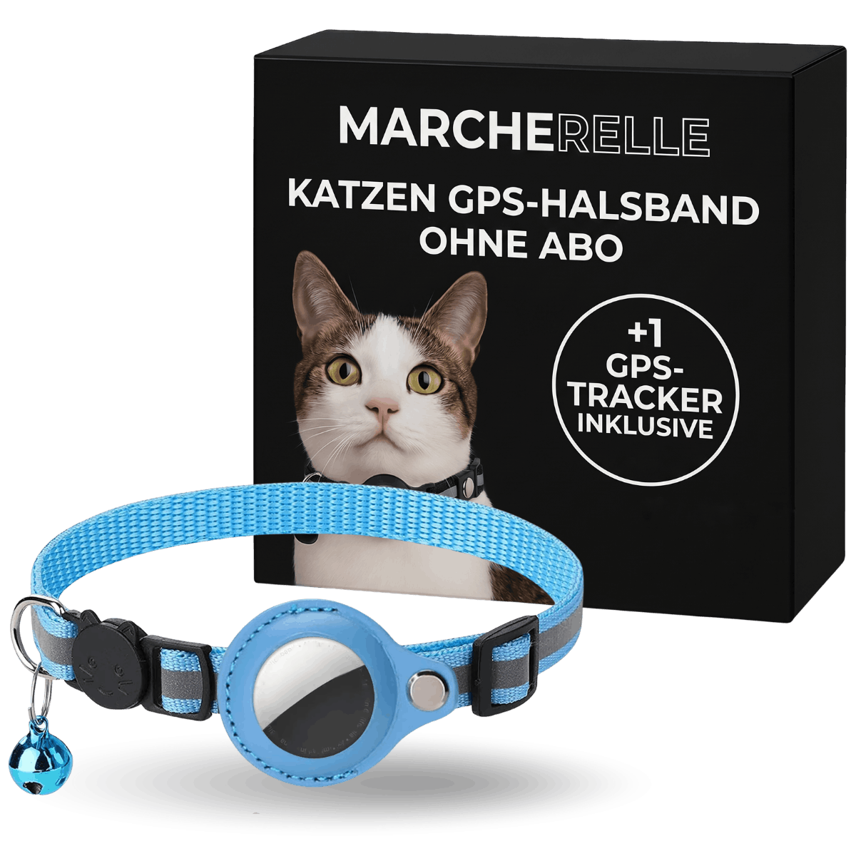 Macherelle™ – Collar GPS para Gato Sin Suscripción | Compatible con iOS y Android