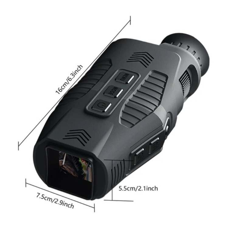Marcherelle™ – Monoculaire de Vision Nocturne IR 850 nm avec Zoom Numérique 5x