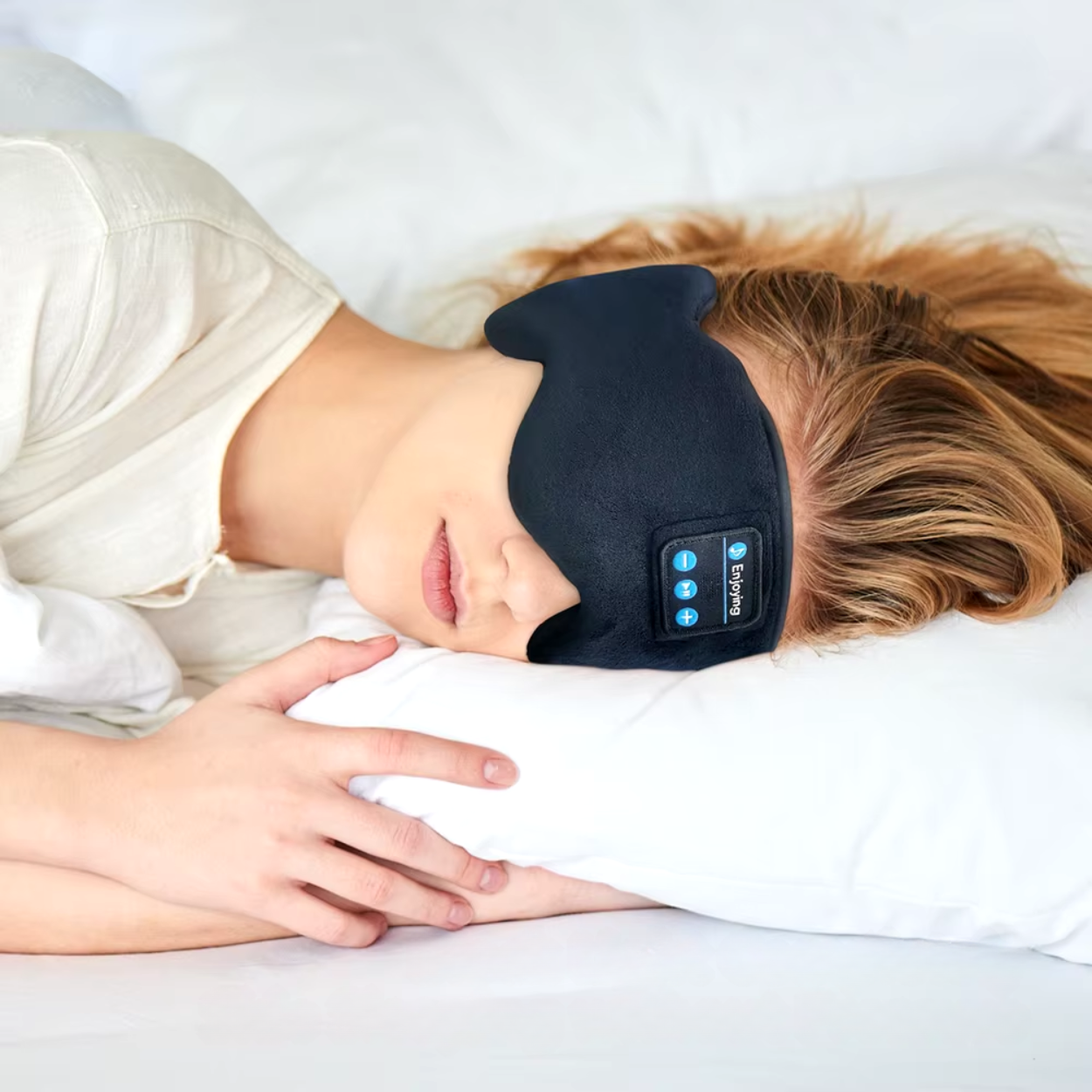 Máscara de Sueño Antiruido con Bluetooth