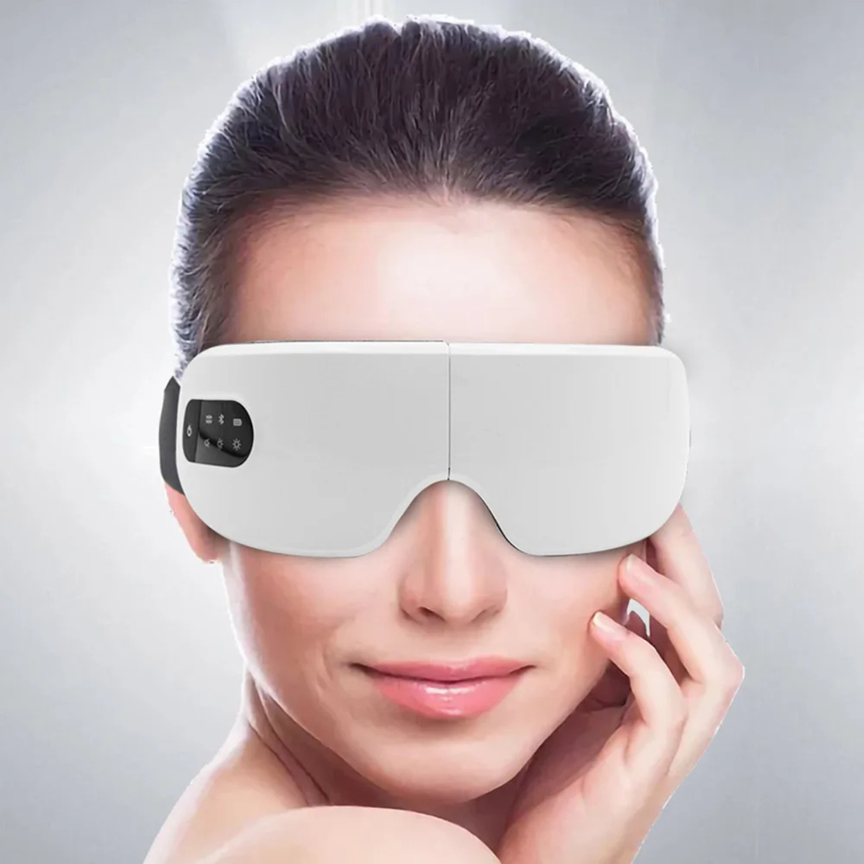 Masajeador Ocular Electrónico con Bluetooth y Función de Masaje