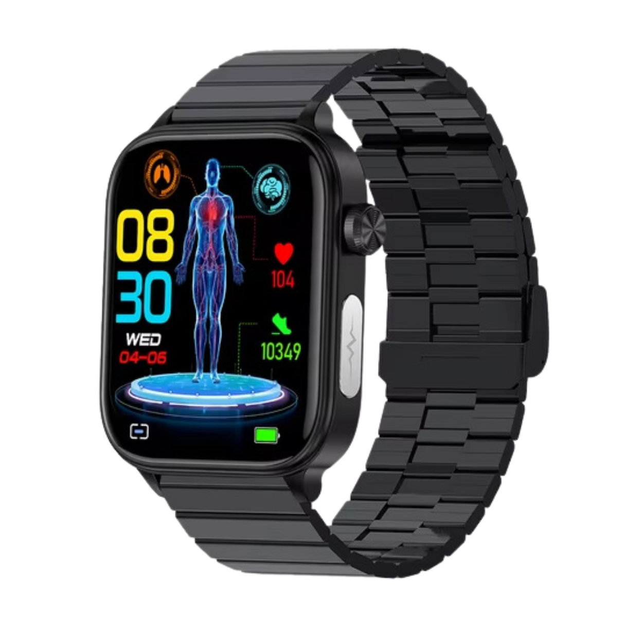 Reloj Inteligente Fitness con ECG y Seguimiento de Salud