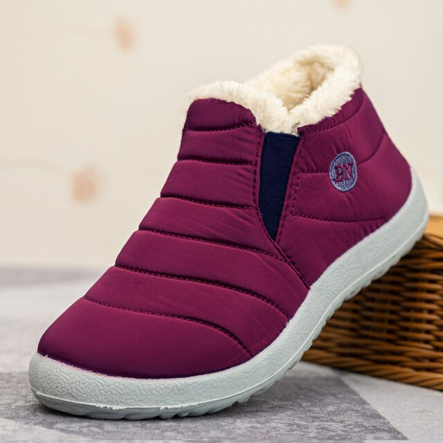Botines de invierno cálidos y antideslizantes