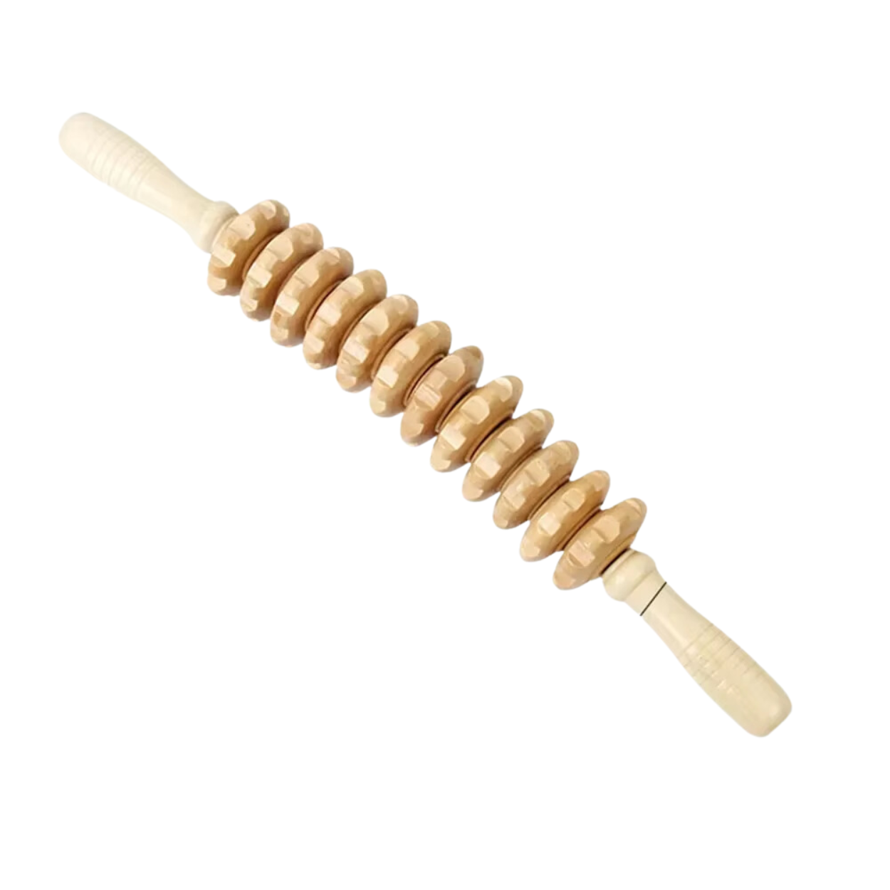 Rodillo de Masaje para Espalda de Madera