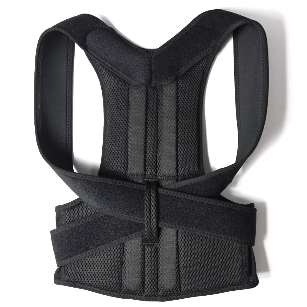Corrector de postura con barra metálica ergonómica