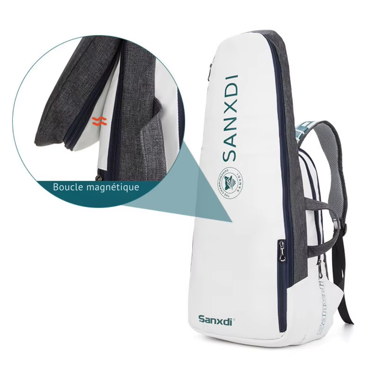 Mochila Espaciosa y Ligera para Tenis