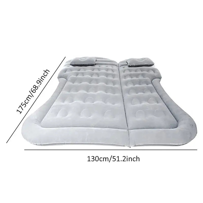 Colchón Inflable para Coche Gris y Cómodo