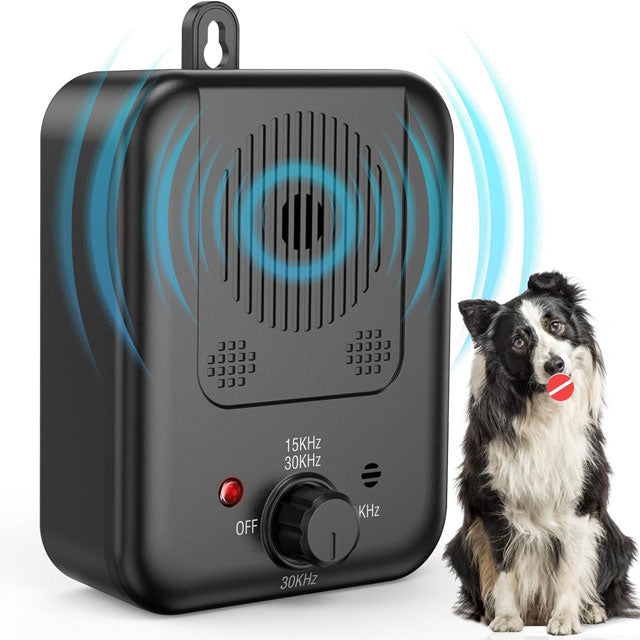 Répulsif à Ultrasons pour Chiens Aboiements Excessifs - Santeova
