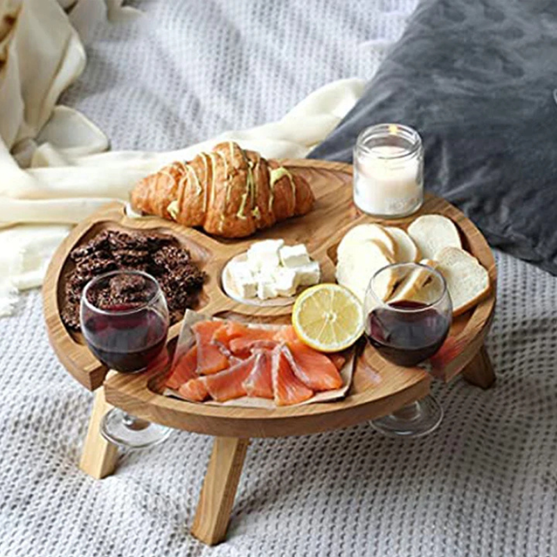 Mesa de Aperitivos de Madera Plantée Diseño Elegante