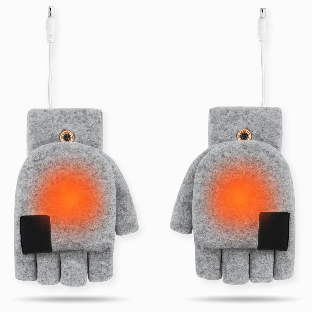 Guantes de Invierno Calefactables Sin Dedos