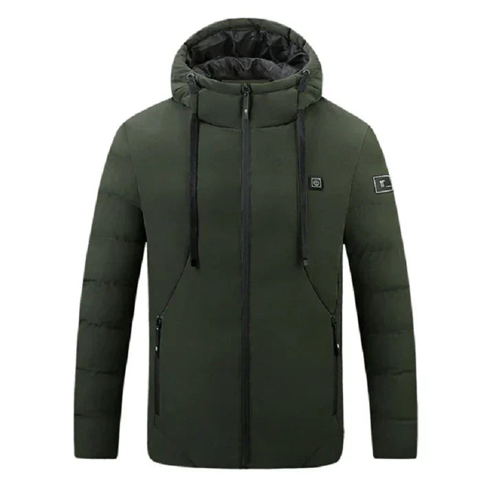 Chaqueta eléctrica calefactable ajustable para invierno