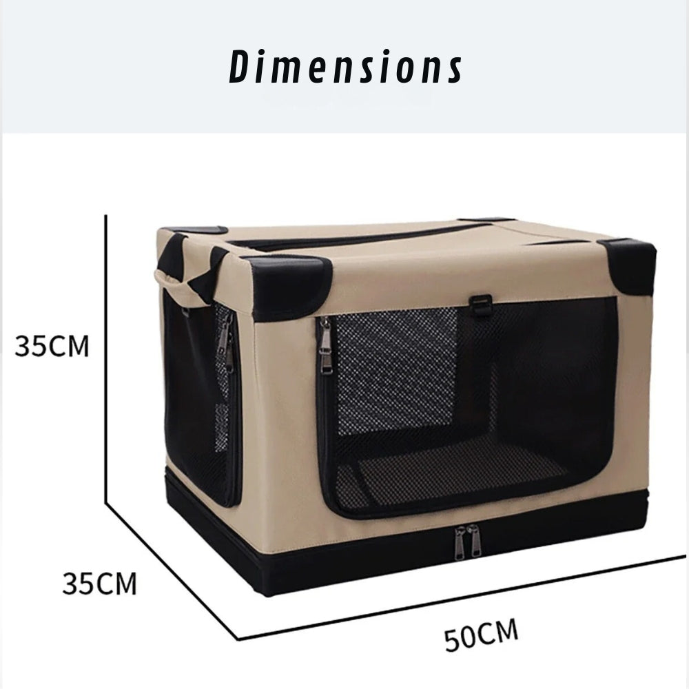 Transportín para Perro Seguro y Cómodo para Coche