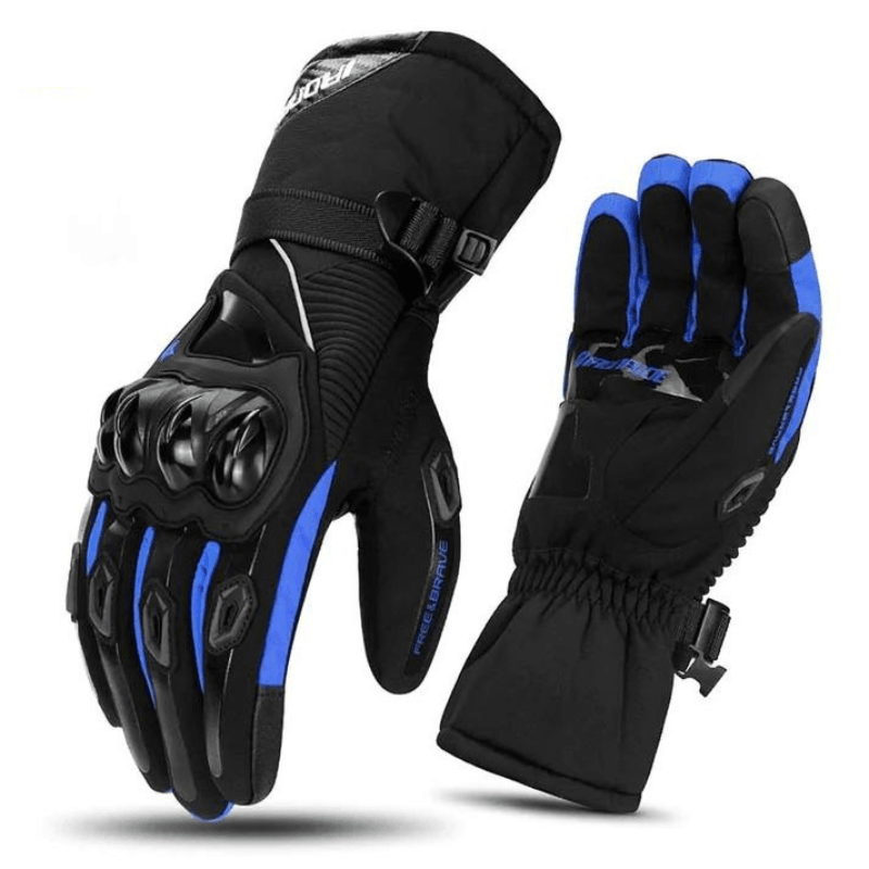 Guantes de moto impermeables y resistentes