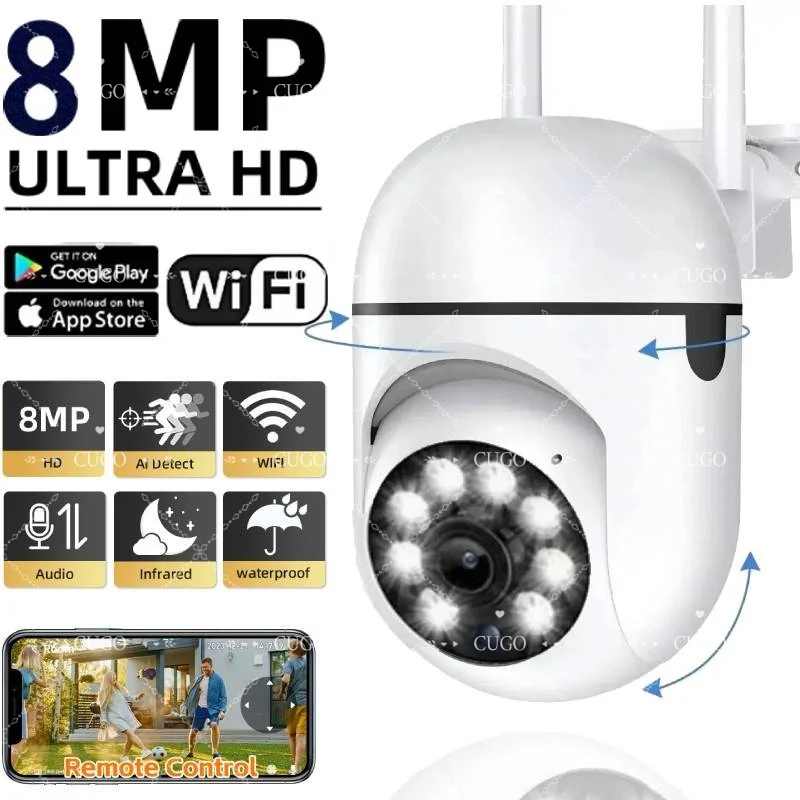 Marcherelle™ – Cámara de Seguridad con Bombilla LED de Visión en Color