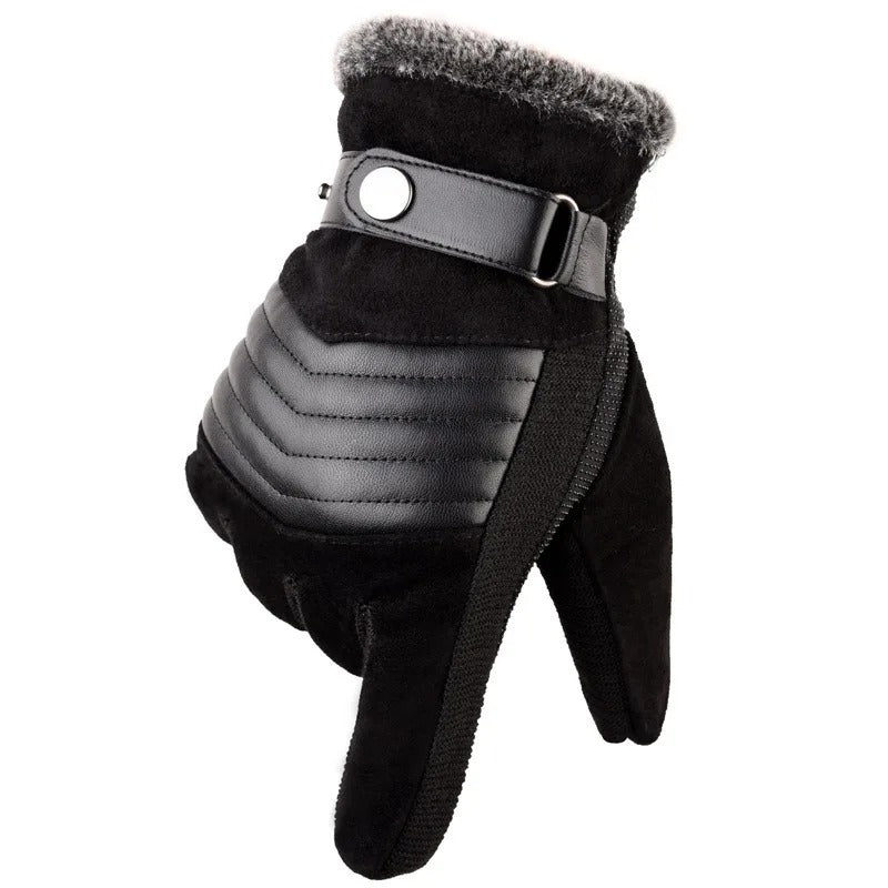 Guantes de cuero casual para hombre
