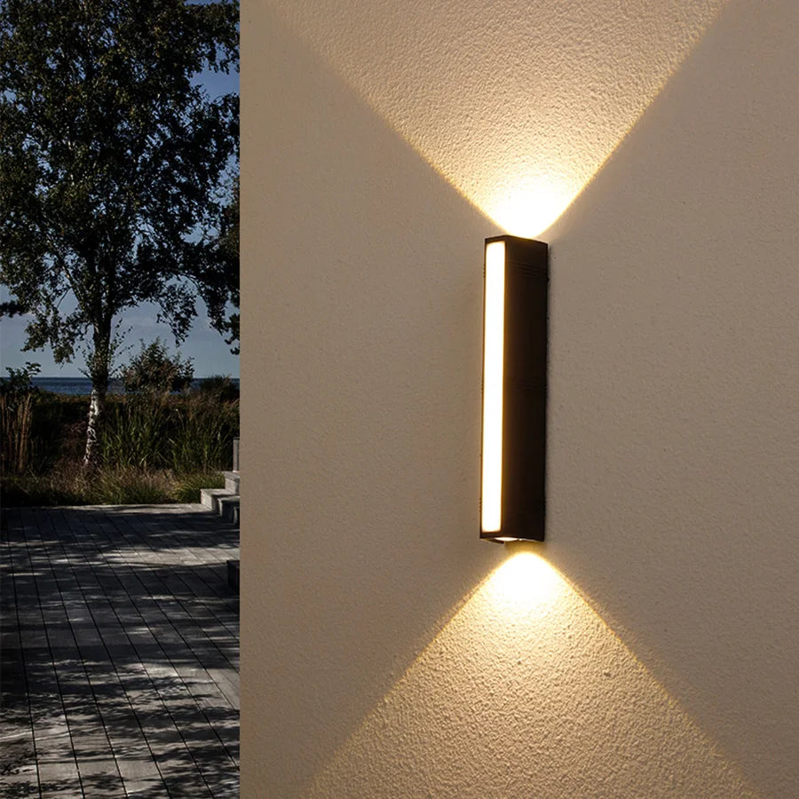 Luz LED Decorativa de Pared Exterior