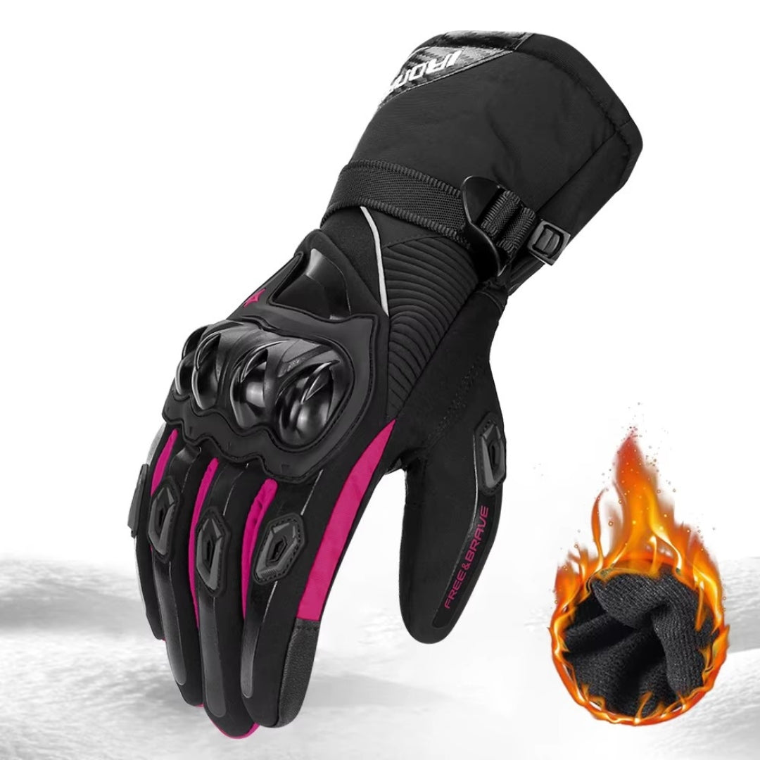Guantes de moto invierno impermeables y calefactables