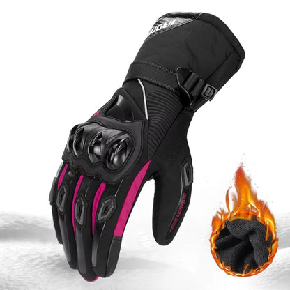 Guantes de moto invierno impermeables y calefactables