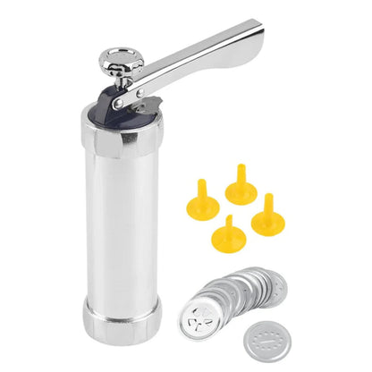 Molde para Galletas de Aluminio con 20 Formas y 4 Boquillas