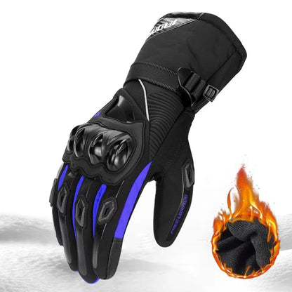 Guantes de moto invierno impermeables y calefactables
