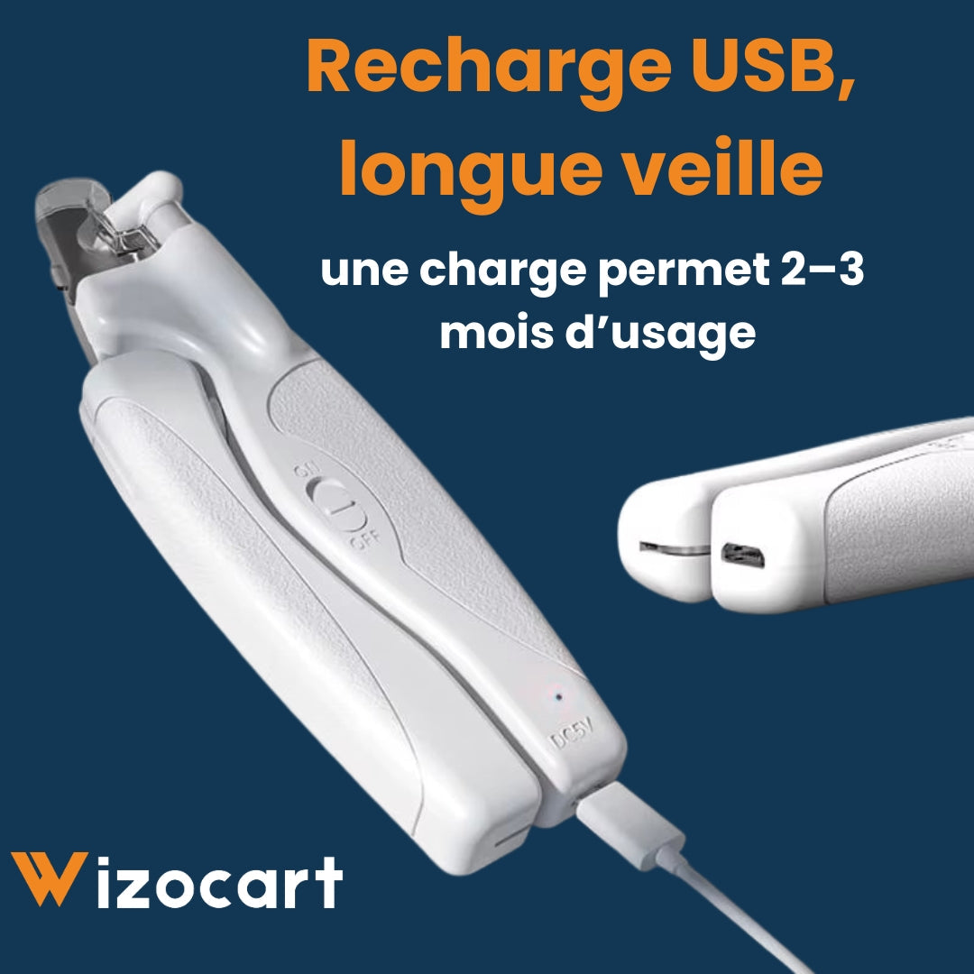 Cortaúñas práctico 2 en 1 para perro y gato