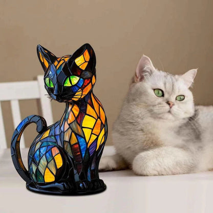 Lámpara gato divertida y colorida