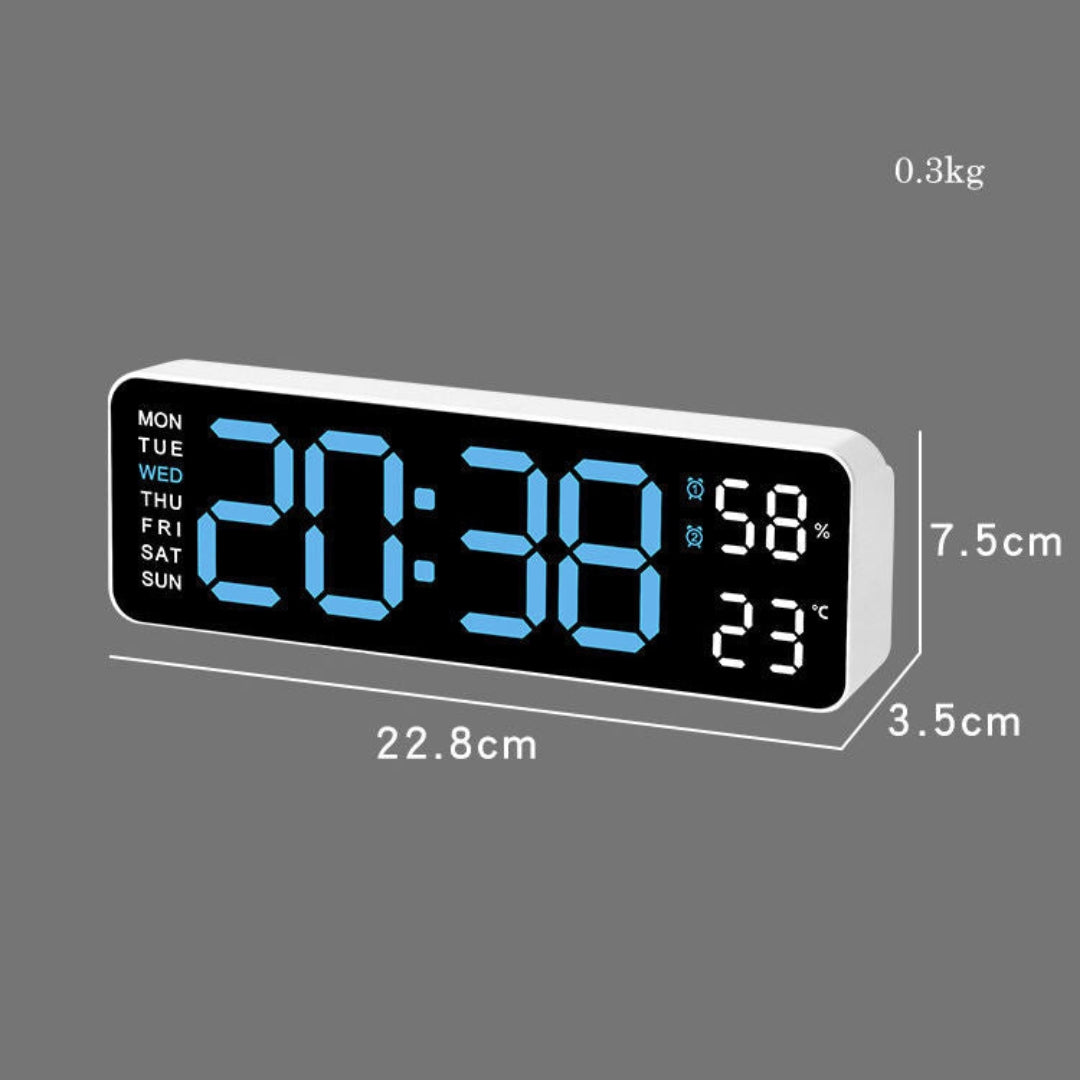 Reloj de pared LED digital moderno