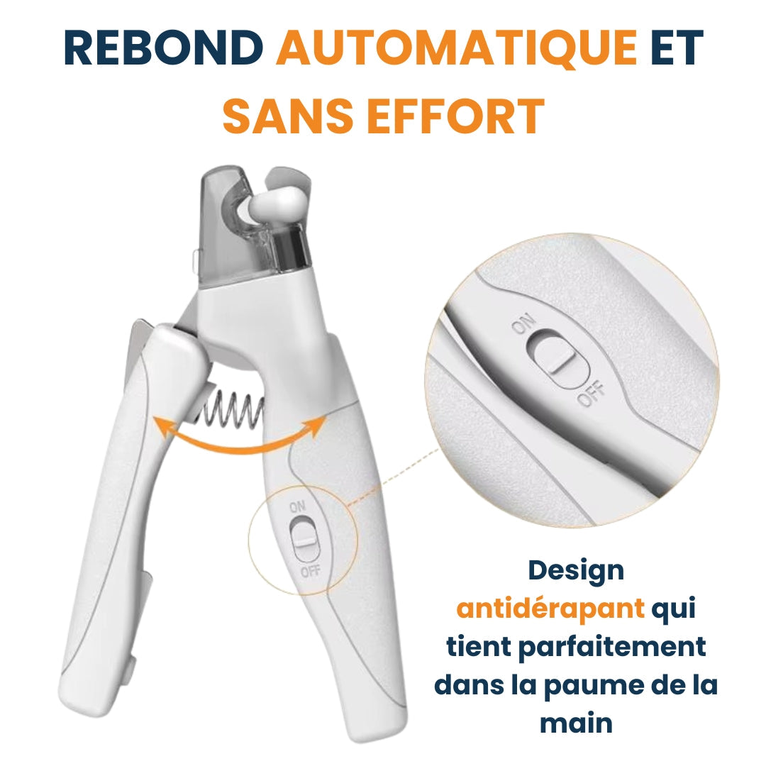 Cortaúñas práctico 2 en 1 para perro y gato