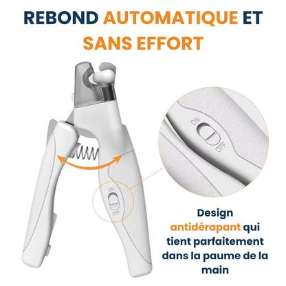 Cortaúñas práctico 2 en 1 para perro y gato