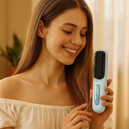 Cepillo Eléctrico Alisador – Alisado Rápido y Brillo Antifrizz