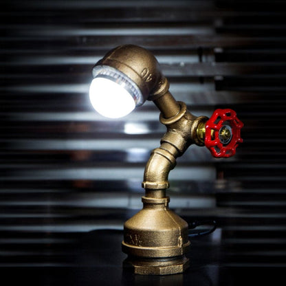 Lámpara Robot Industrial de Metal con Interruptor Mecánico