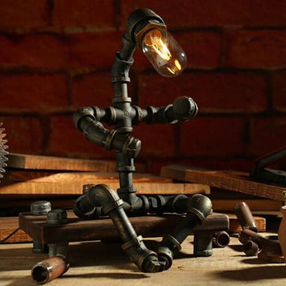 Lámpara de escritorio robot futurista