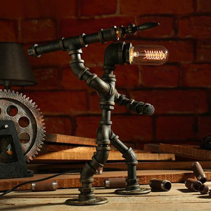 Lámpara de escritorio robot futurista