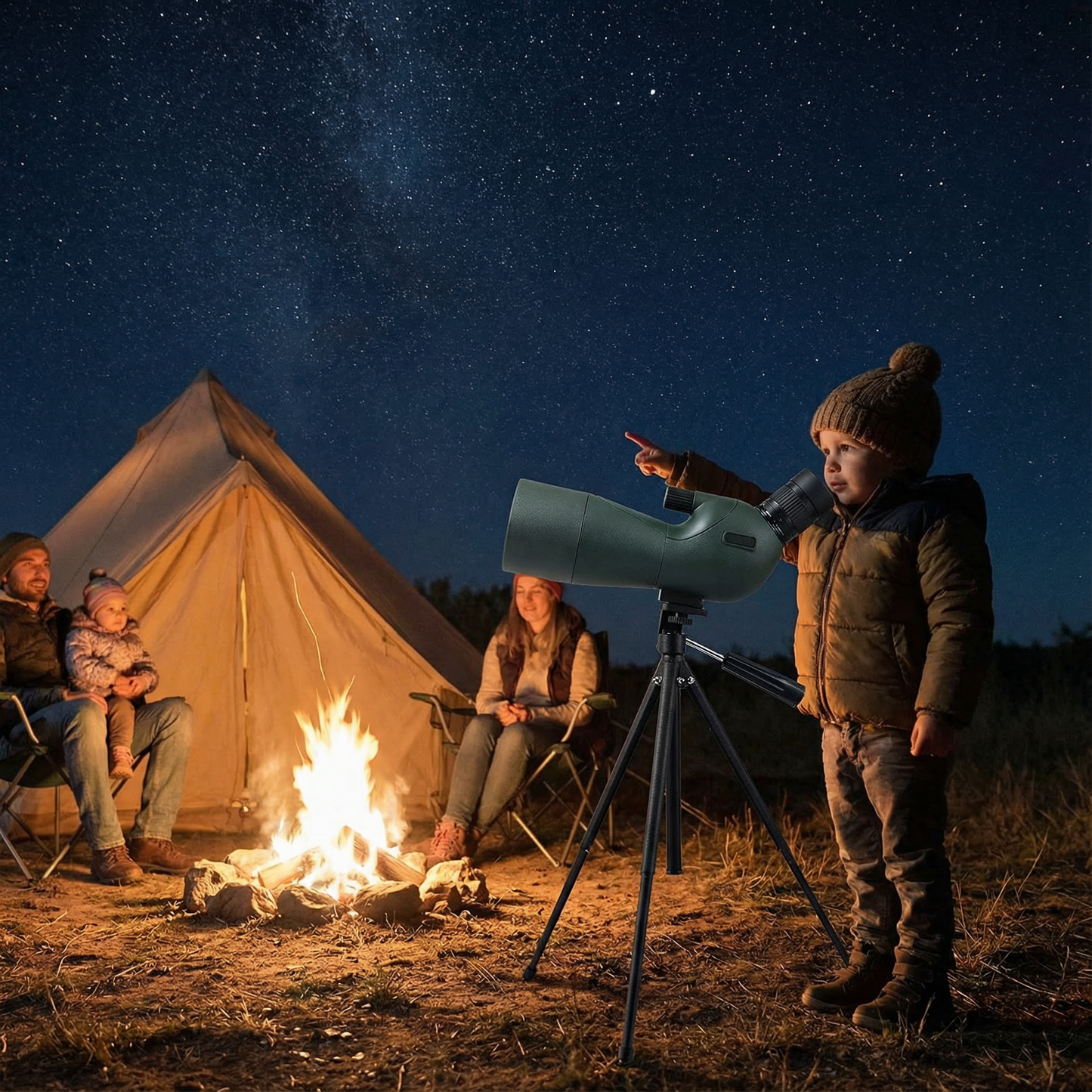 Marcherelle™ – Monocular Zoom 15–45× para Observación Clara