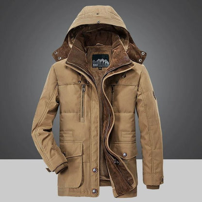Chaqueta parka para hombre cálida de invierno