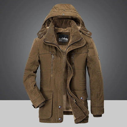 Chaqueta parka para hombre cálida de invierno
