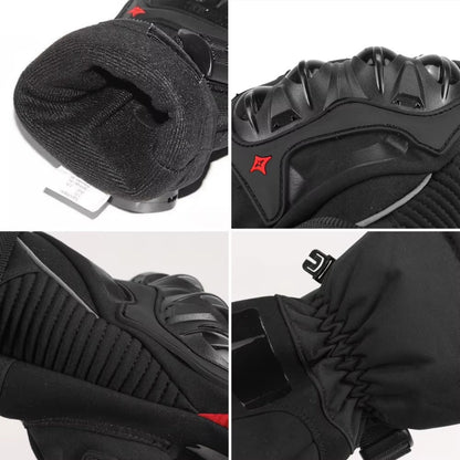 Guantes de moto invierno impermeables y calefactables