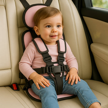 Asiento de auto infantil portátil y ligero