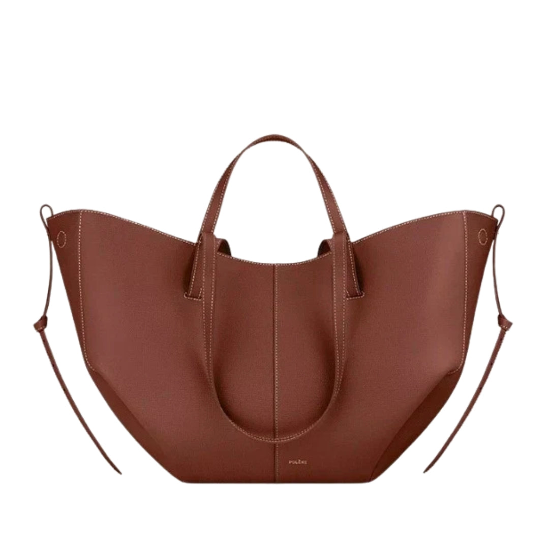 Bolso de mano de cuero mujer elegante y práctico