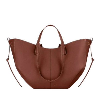 Bolso de mano de cuero mujer elegante y práctico