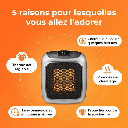 Marcherelle™ – Radiador Eléctrico Portátil 800W Bajo Consumo
