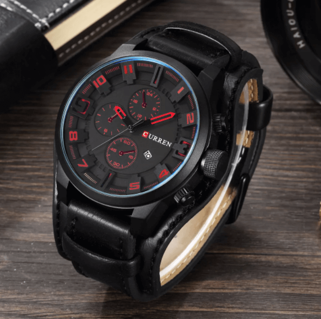 Reloj de lujo para hombre elegante