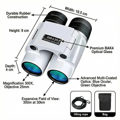 Marcherelle™ – Prismáticos HD Impermeables para Observación de Largo Alcance